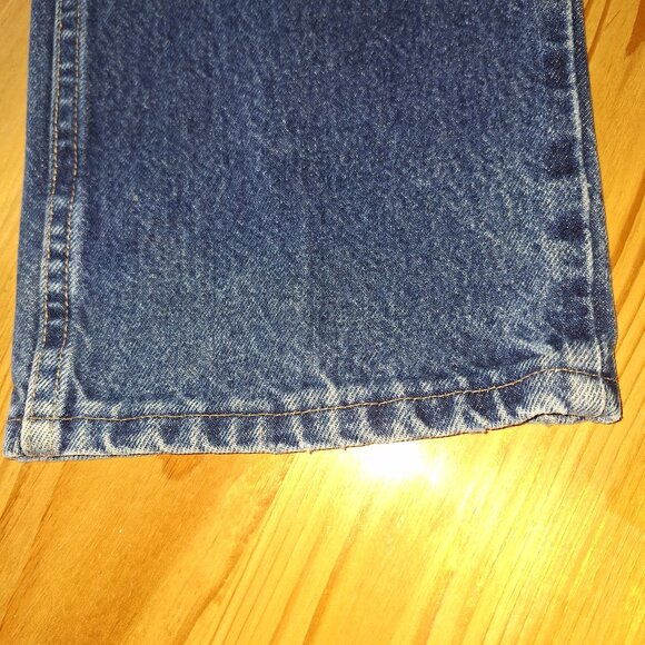 Wrangler Straight Leg Blue Jeans - Picture 3 of 5